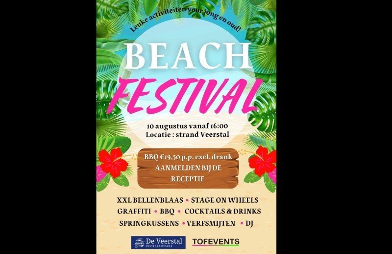 Samstag 10. August BEACH FESTIVAL